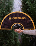 BIGBANG-Inspired Bamboo Folding Fan – Double-Sided K-Pop Concert Accessory