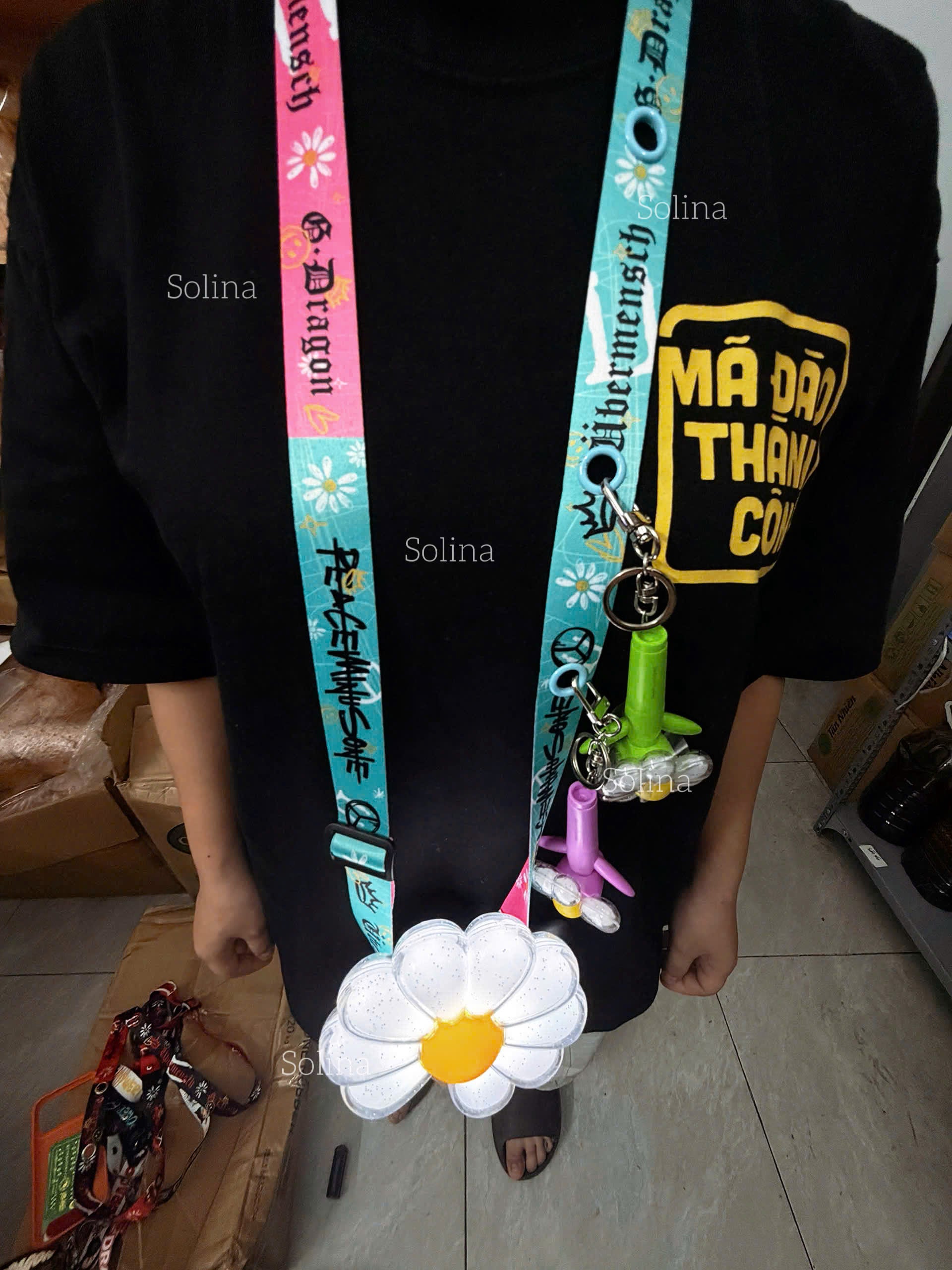 G-Dragon Inspired Lightstick Strap – 140cm Adjustable Concert Lanyard