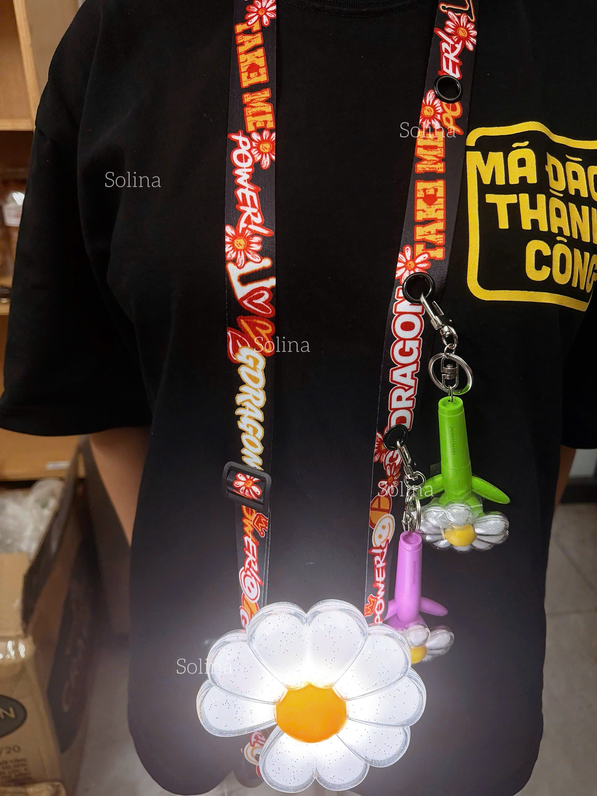 G-Dragon Inspired Lightstick Strap – 140cm Adjustable Concert Lanyard