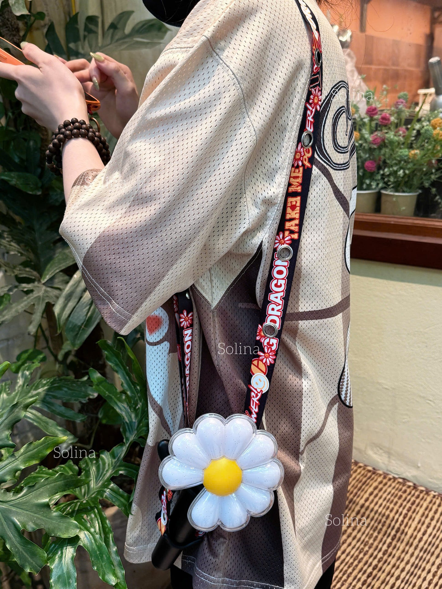 2026 World Tour – New Double-Sided Black and Red Lightstick Strap Holder – Adjustable Crossbody Strap for Concerts, K-Pop & Accessories