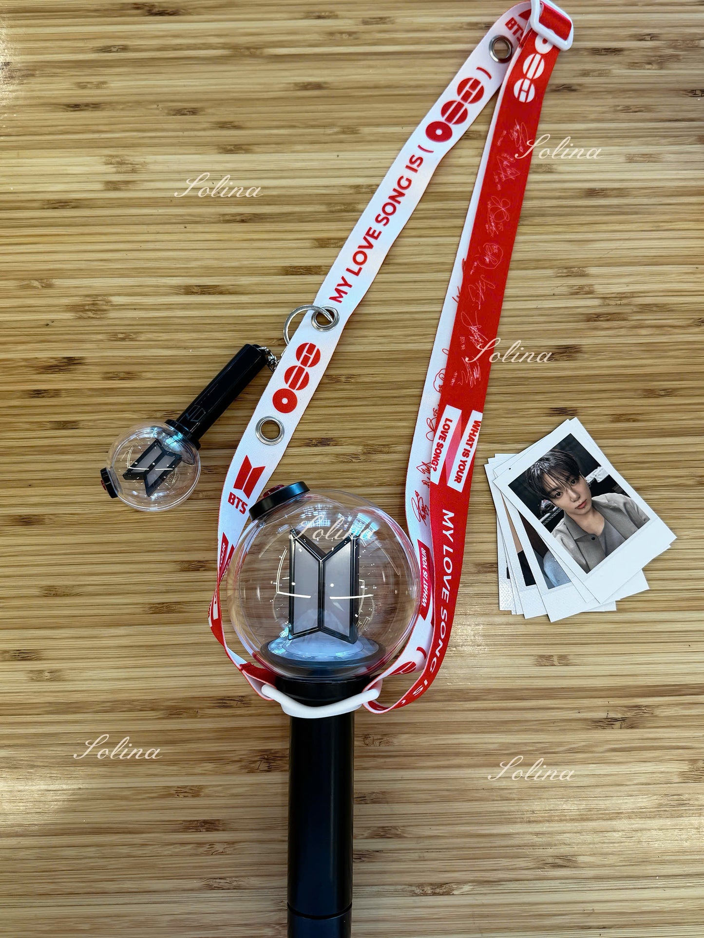 Lightstick Landyard Strap Holder Concert Accessory Bangtan Tour Merch Kpop Concert OT7 Strap for Army Adjustable