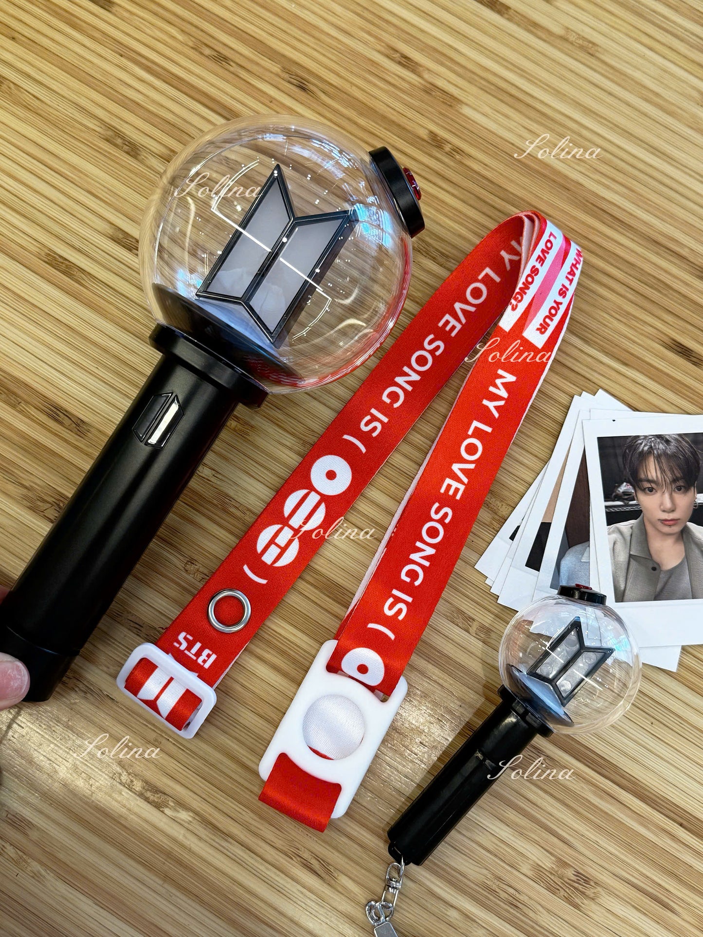 BTS Lightstick Holder Strap – Fanmade Concert Crossbody Lanyard for ARMY