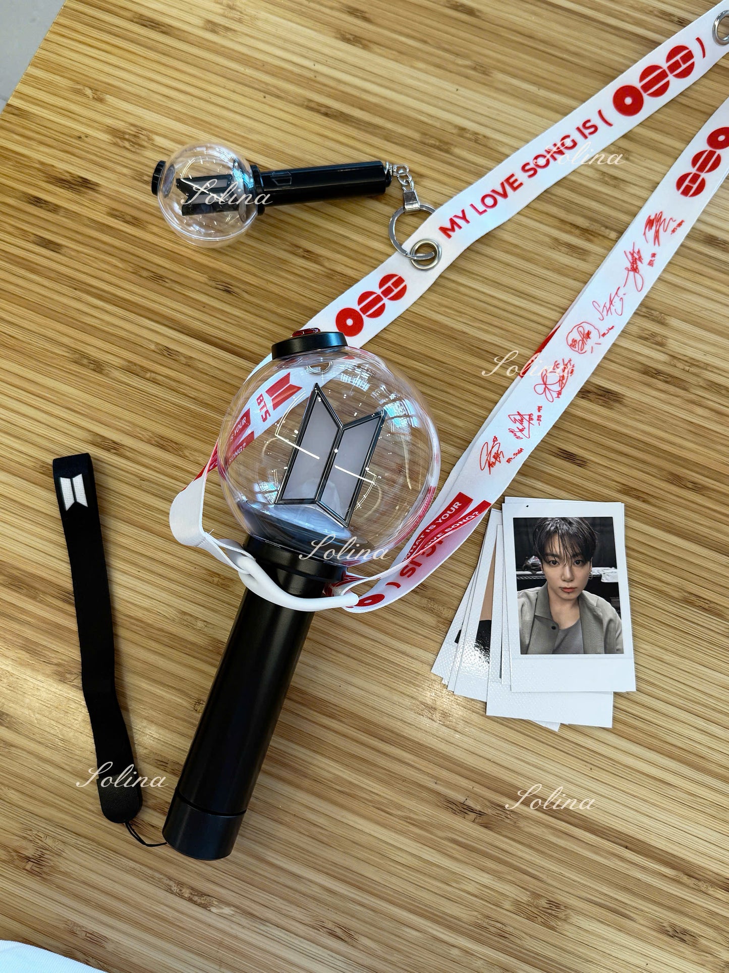 BTS Lightstick Holder Strap – Fanmade Concert Crossbody Lanyard for ARMY