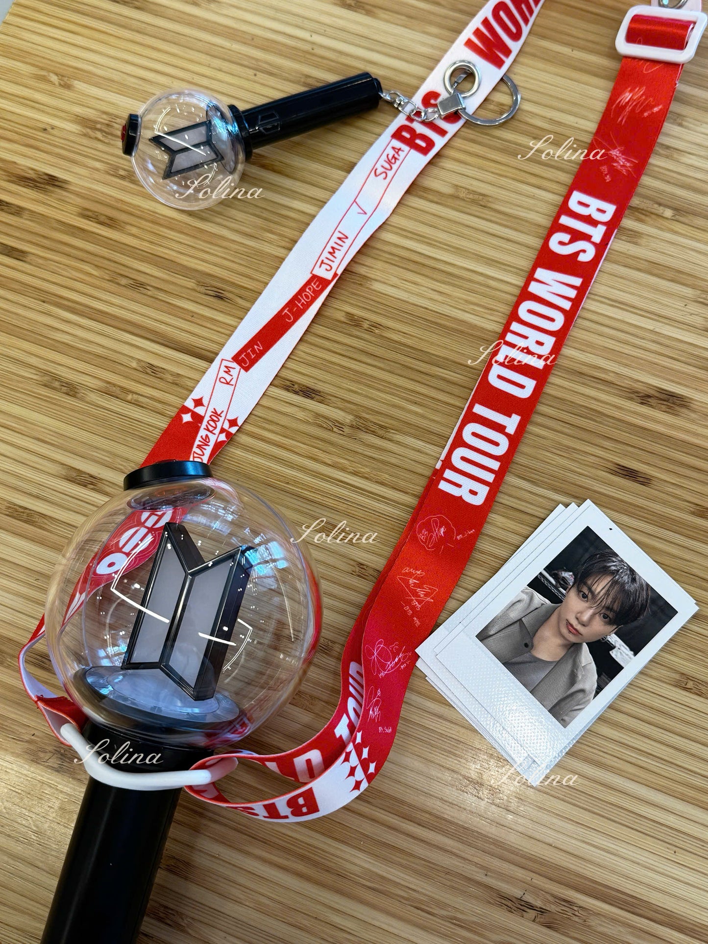BTS Lightstick Holder Strap – Fanmade Concert Crossbody Lanyard for ARMY