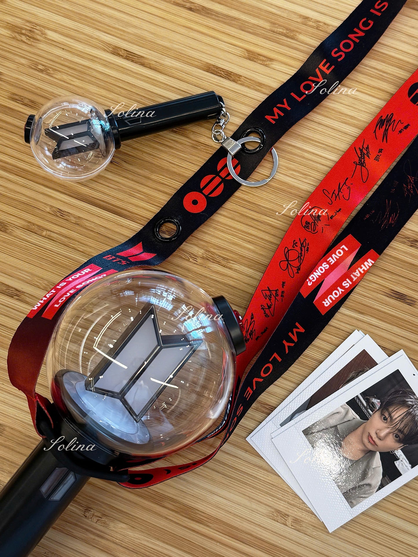 BTS Lightstick Holder Strap – Fanmade Concert Crossbody Lanyard for ARMY