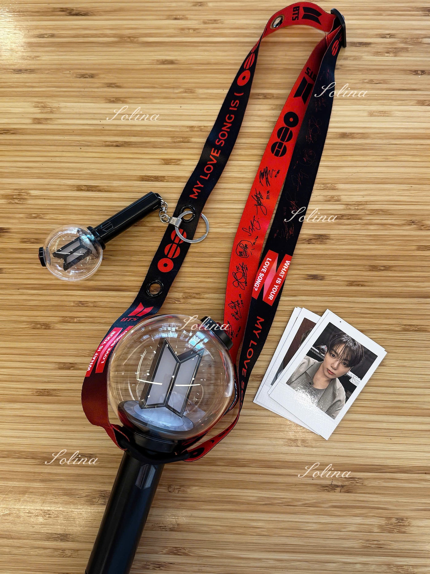 Lightstick Landyard Strap Holder Concert Accessory Bangtan Tour Merch Kpop Concert OT7 Strap for Army Adjustable
