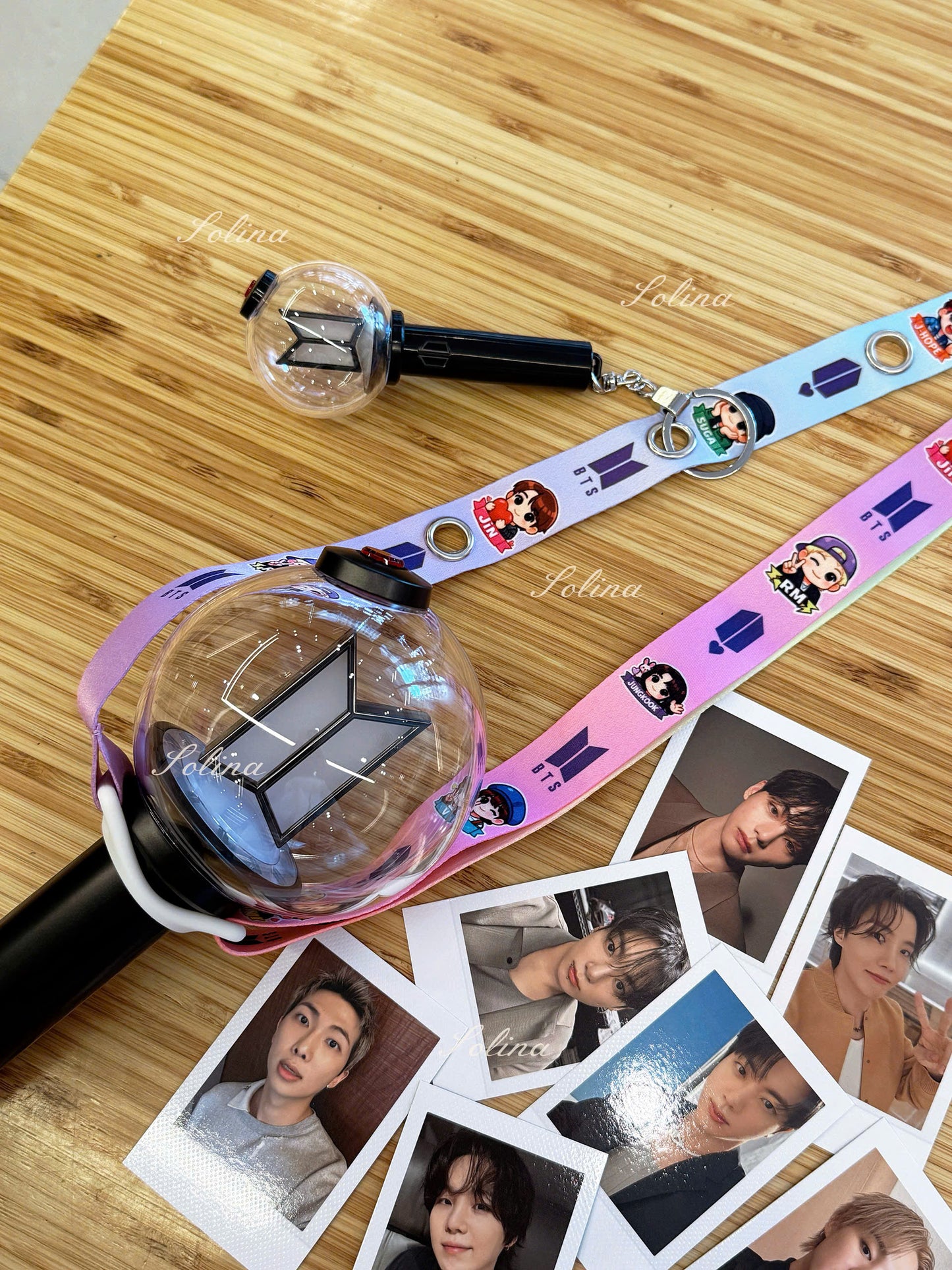 BTS Lightstick Holder Strap – Fanmade Concert Crossbody Lanyard for ARMY