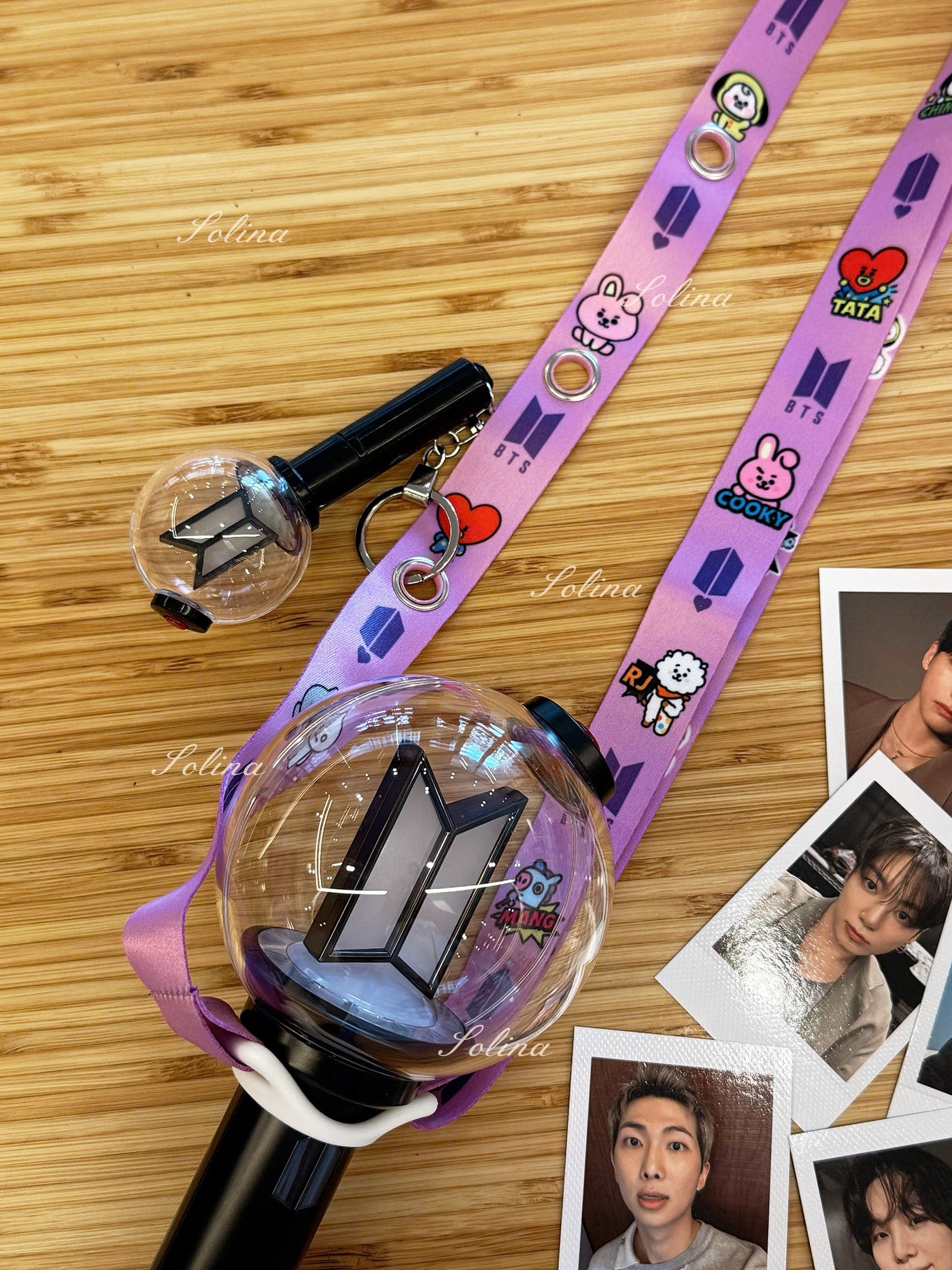 BTS Lightstick Holder Strap – Fanmade Concert Crossbody Lanyard for ARMY