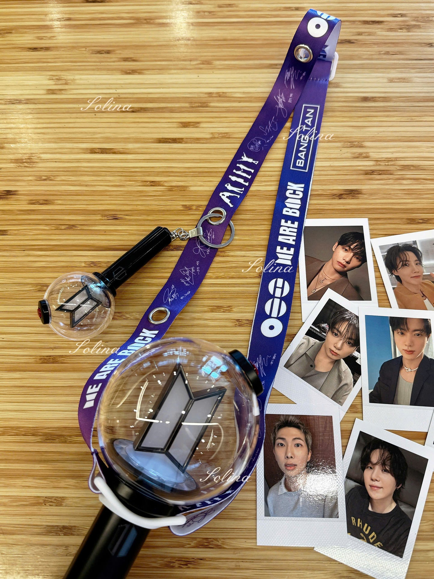 Lightstick Landyard Strap Holder Concert Accessory Bangtan Tour Merch Kpop Concert OT7 Strap for Army Adjustable