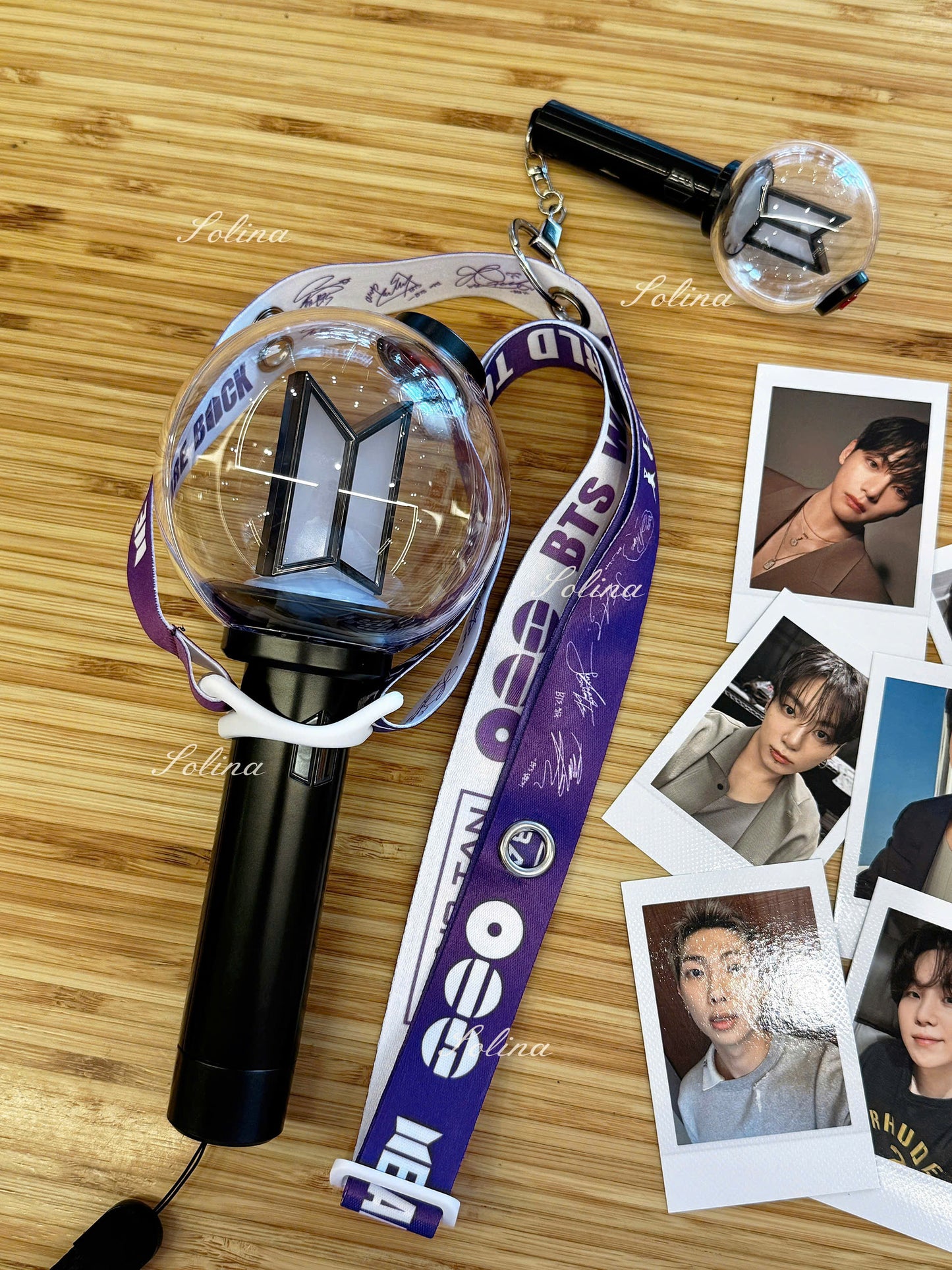 BTS Lightstick Holder Strap – Fanmade Concert Crossbody Lanyard for ARMY