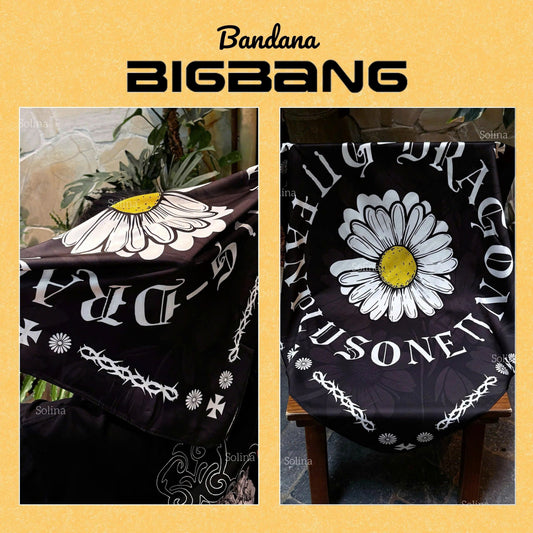 G-Dragon Bandana Scarf – Premium Fanmade Concert Accessory for GD Fans