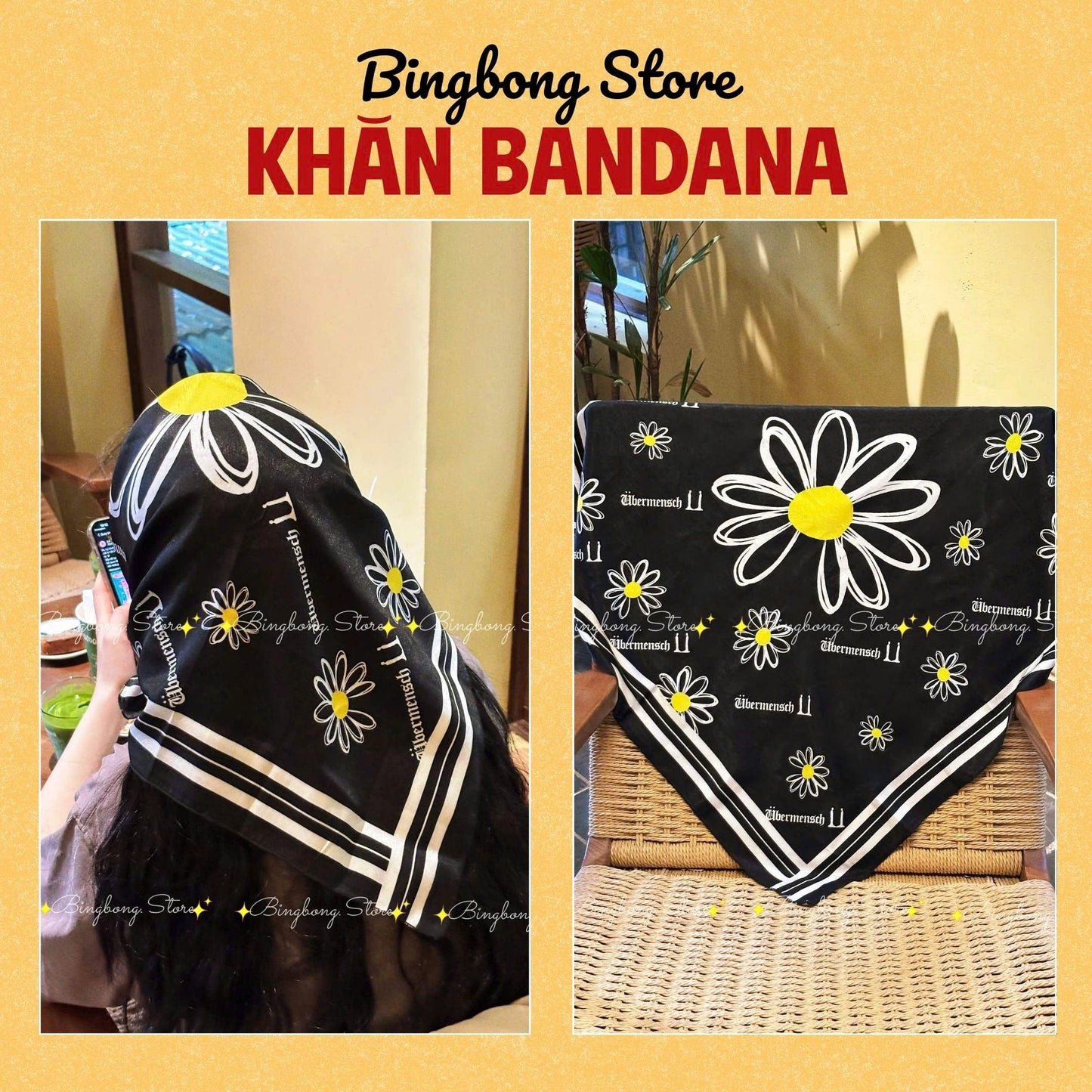 G-Dragon Bandana Scarf – Premium Fanmade Concert Accessory for GD Fans