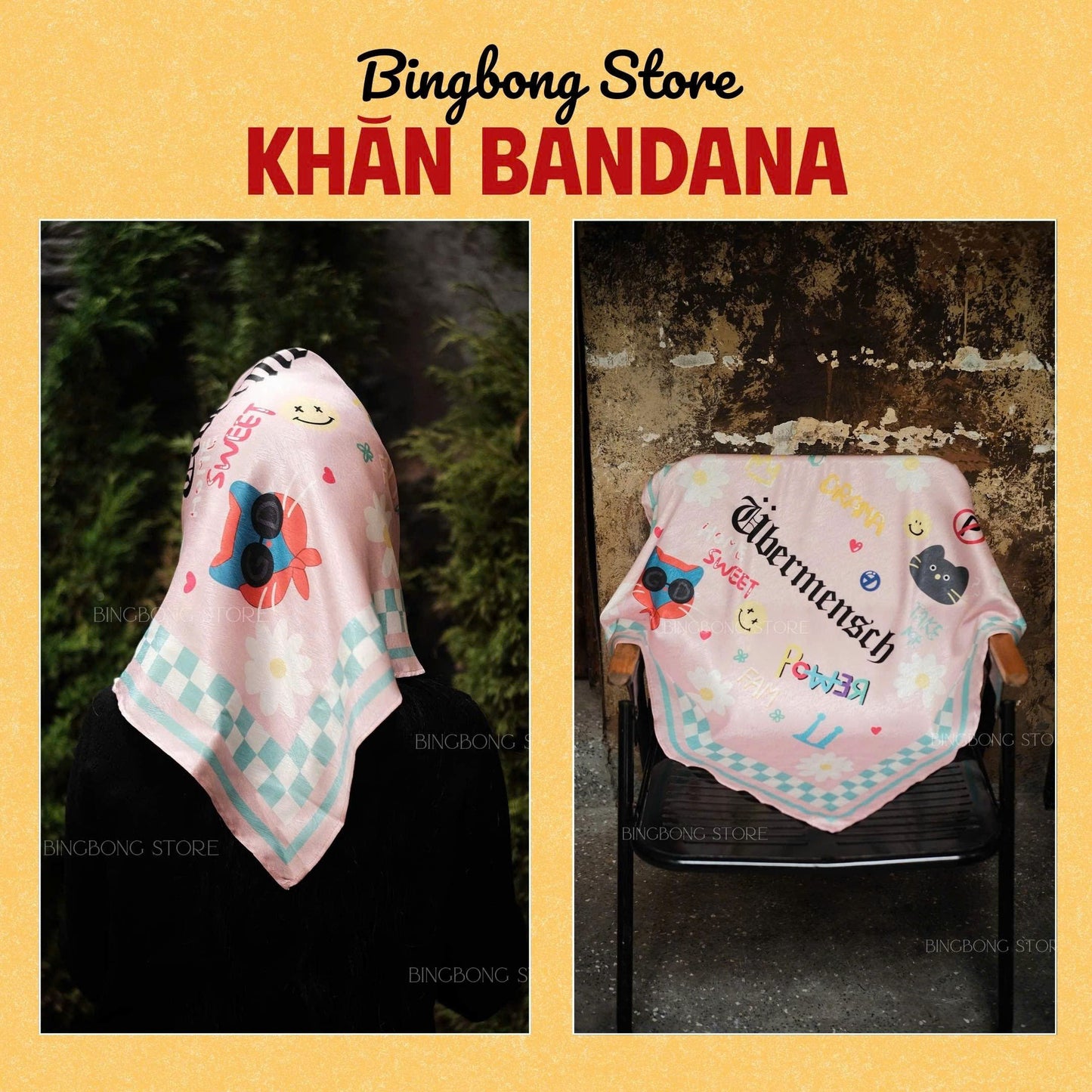 G-Dragon Bandana Scarf – Premium Fanmade Concert Accessory for GD Fans