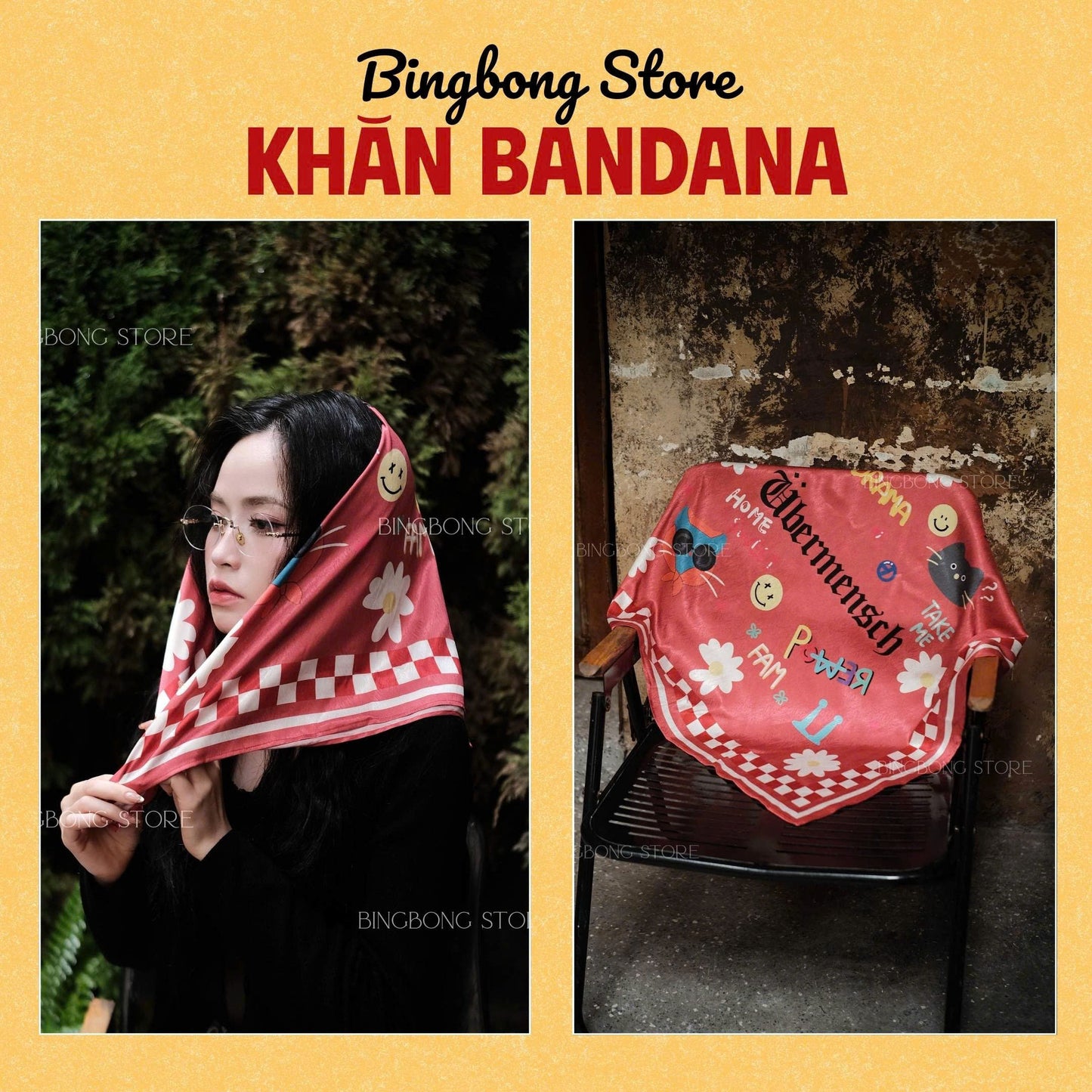 G-Dragon Bandana Scarf – Premium Fanmade Concert Accessory for GD Fans