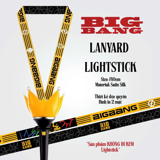 BIGBANG Lightstick Strap – Premium Fanmade Concert Lanyard for VIP
