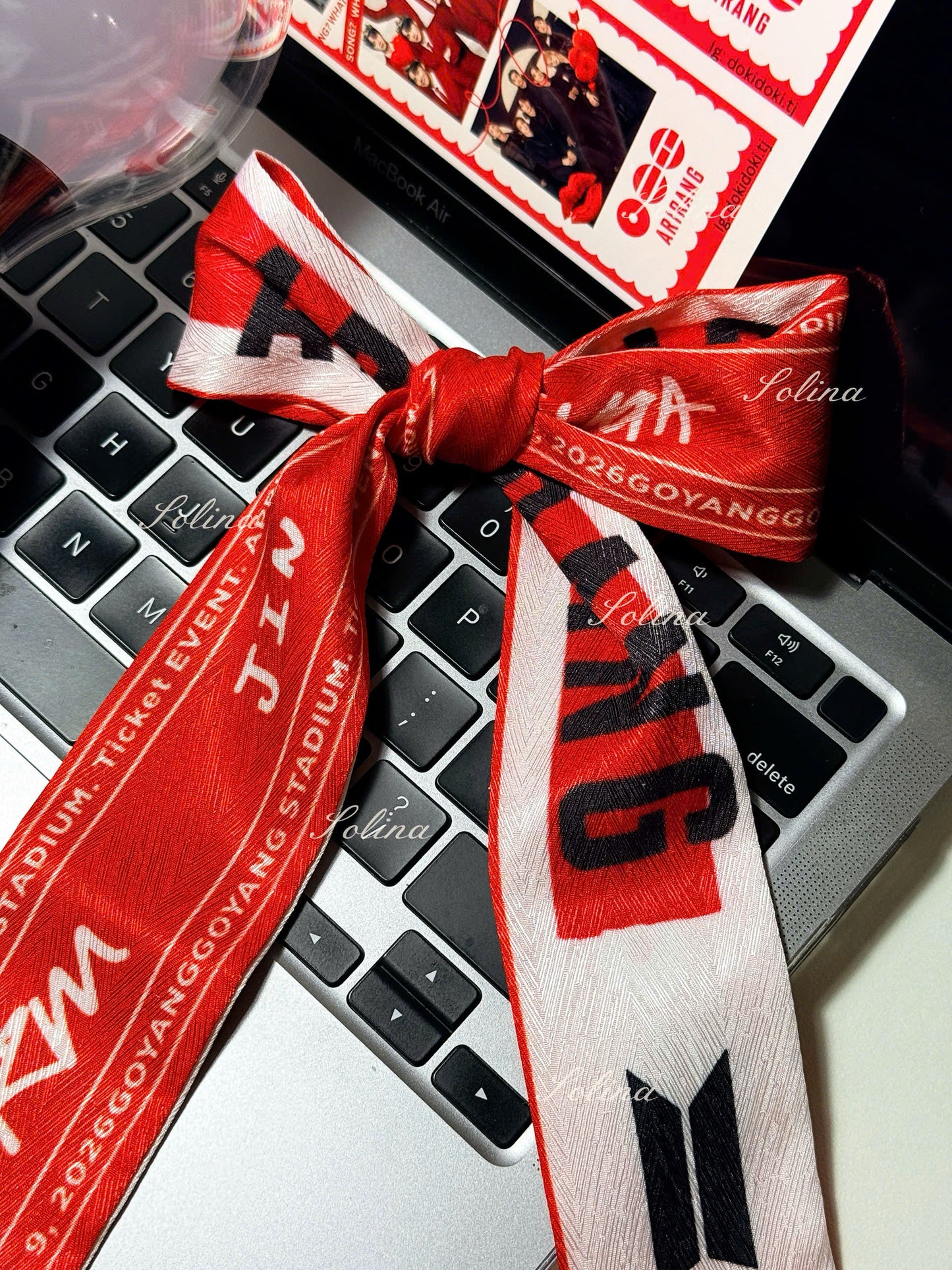 Arirang World Tour Silk Scarf | BTS Kpop Concert Accessory, Gift