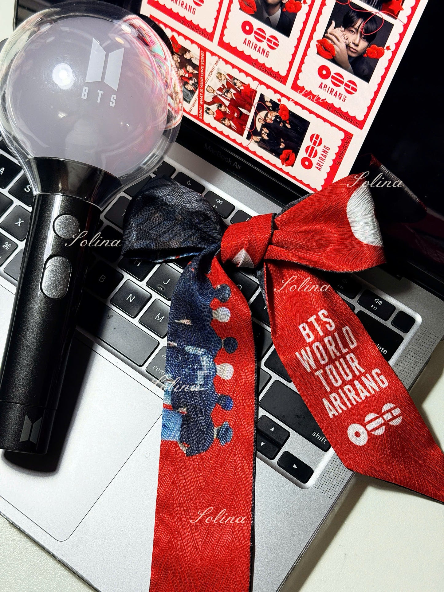 Arirang World Tour Silk Scarf | BTS Kpop Concert Accessory, Gift