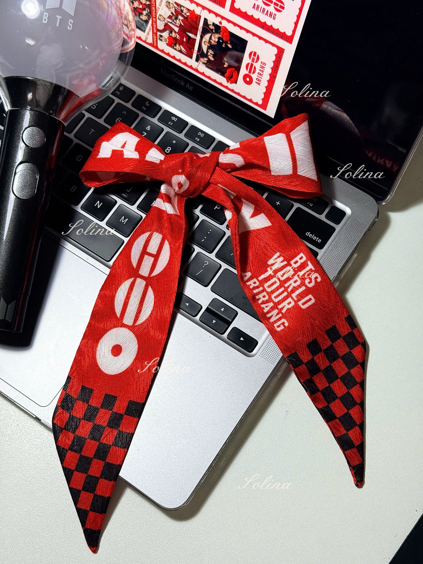 Arirang World Tour Silk Scarf | BTS Kpop Concert Accessory, Gift