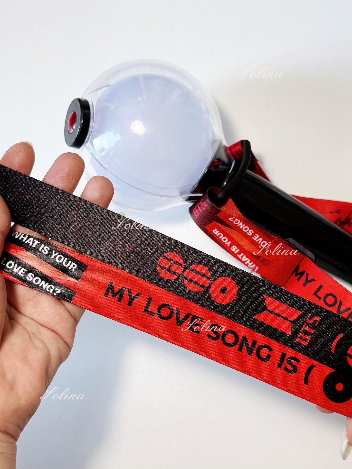 Lightstick Landyard Strap Holder Concert Accessory Bangtan Tour Merch Kpop Concert OT7 Strap for Army Adjustable