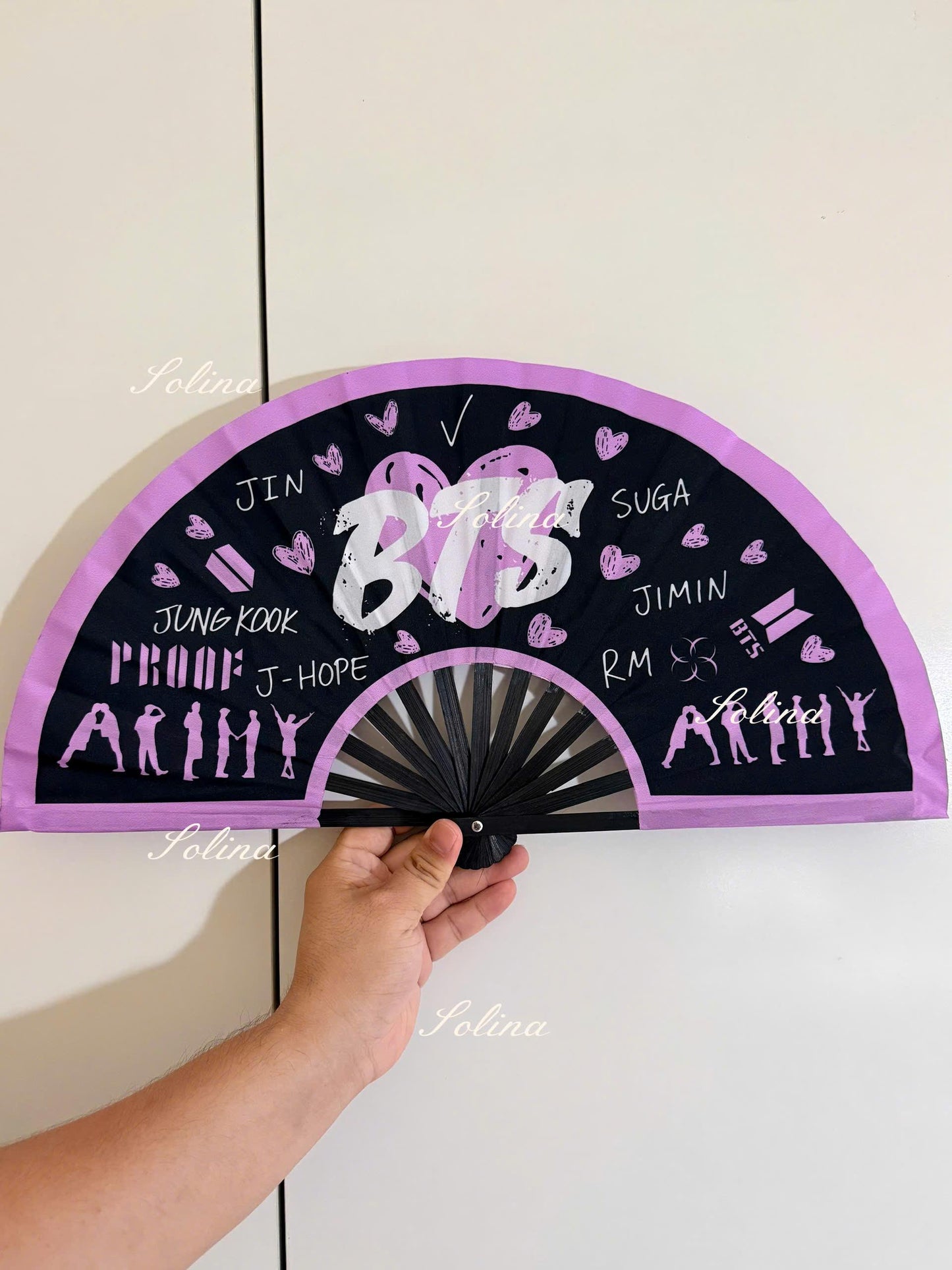 BTS World Tour Arirang Inspired Hand Fan, Kpop Concert Accessory, ARMY Gift