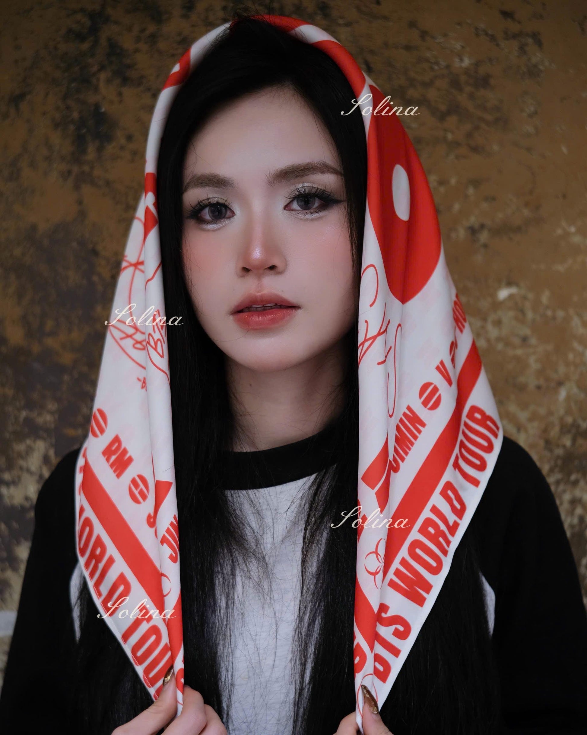 PREORDER BTS Arirang Tour Kpop Concert Inspired Satin Bandana