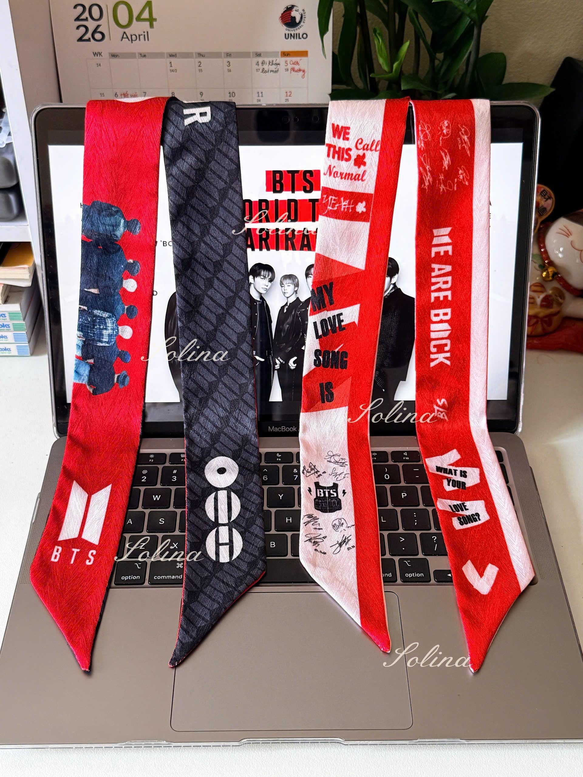 Arirang World Tour Silk Scarf | BTS Kpop Concert Accessory, Gift