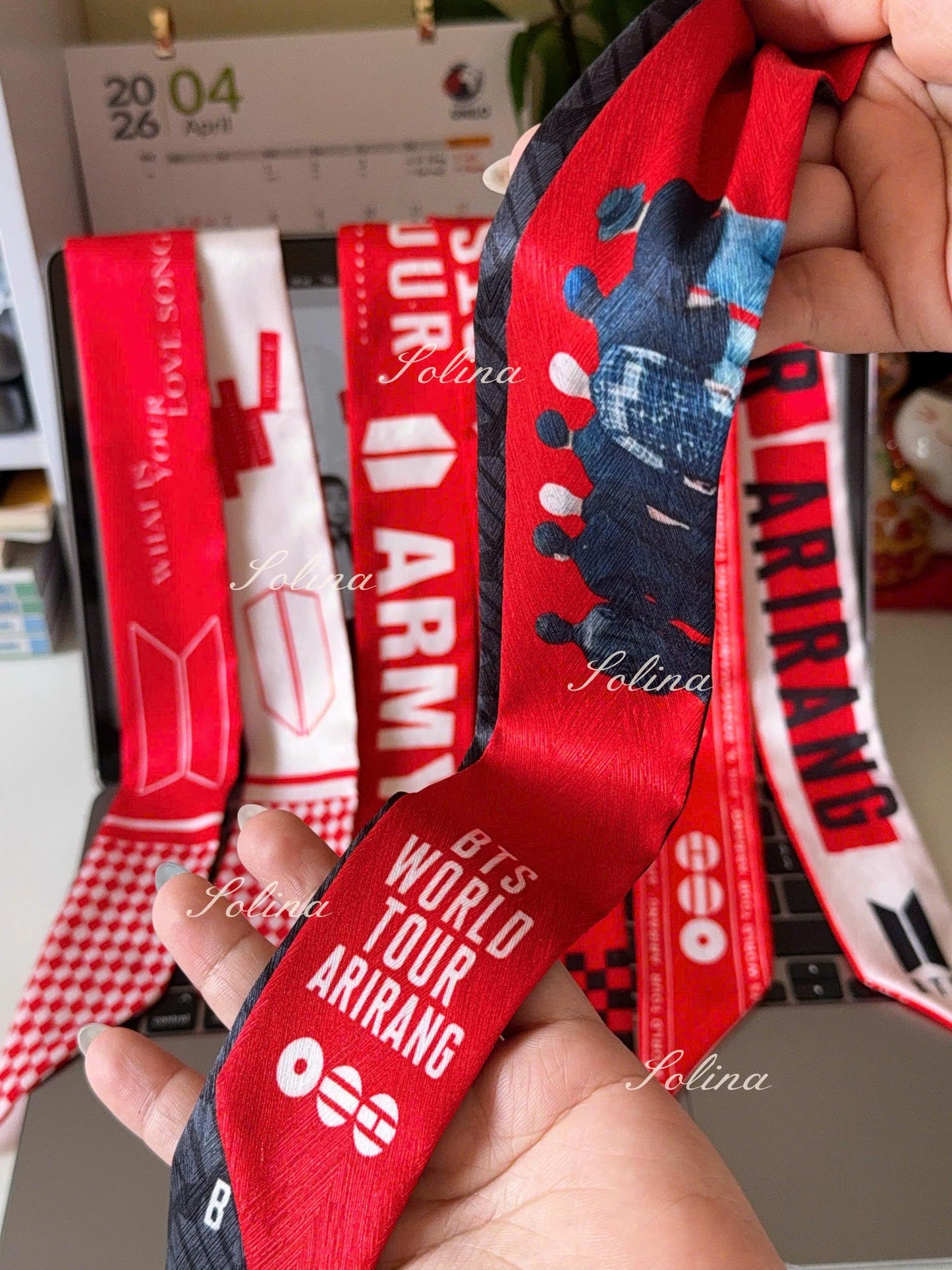 Arirang World Tour Silk Scarf | BTS Kpop Concert Accessory, Gift