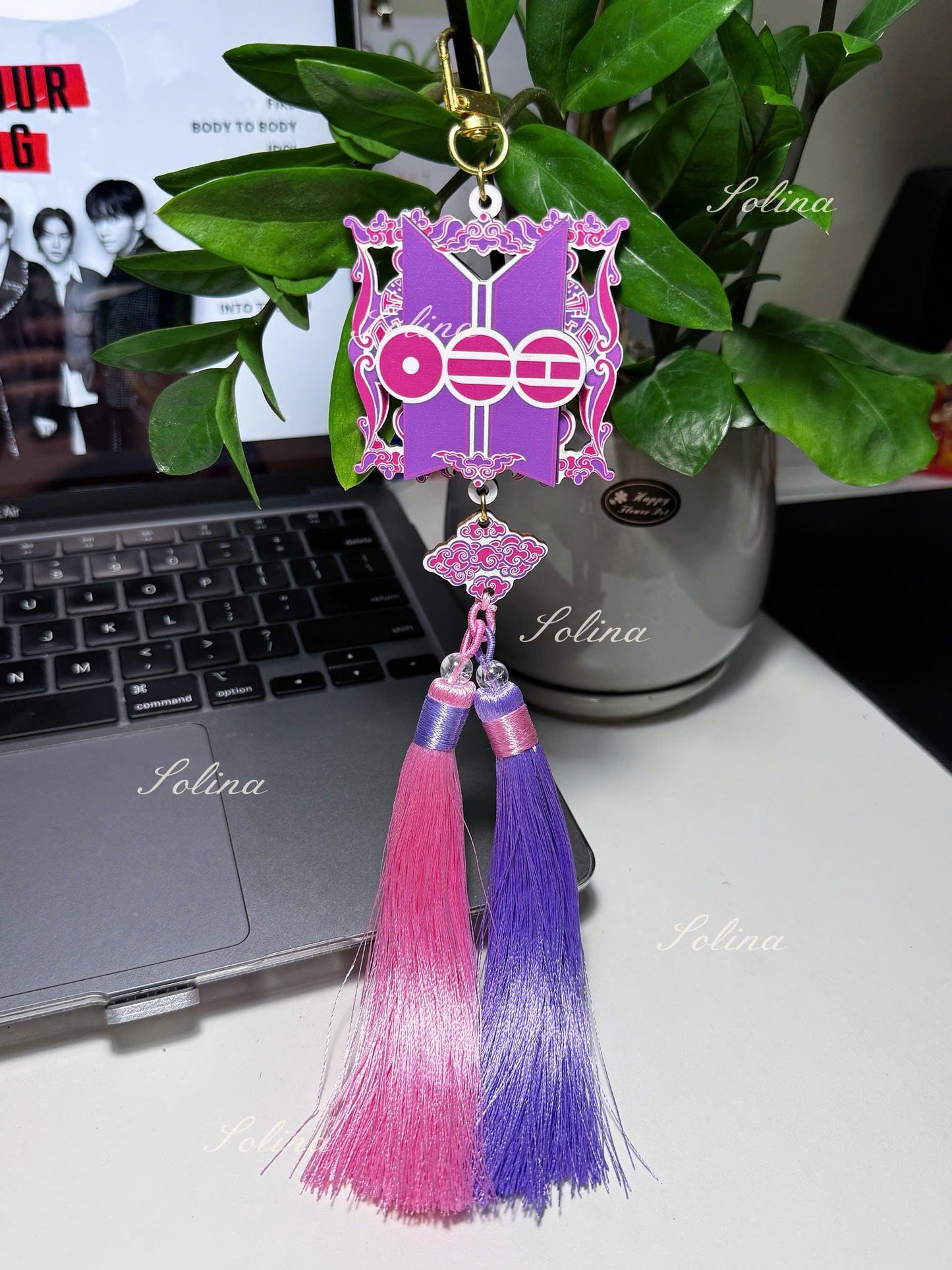 Arirang Inspired with Knot Charm Keychain