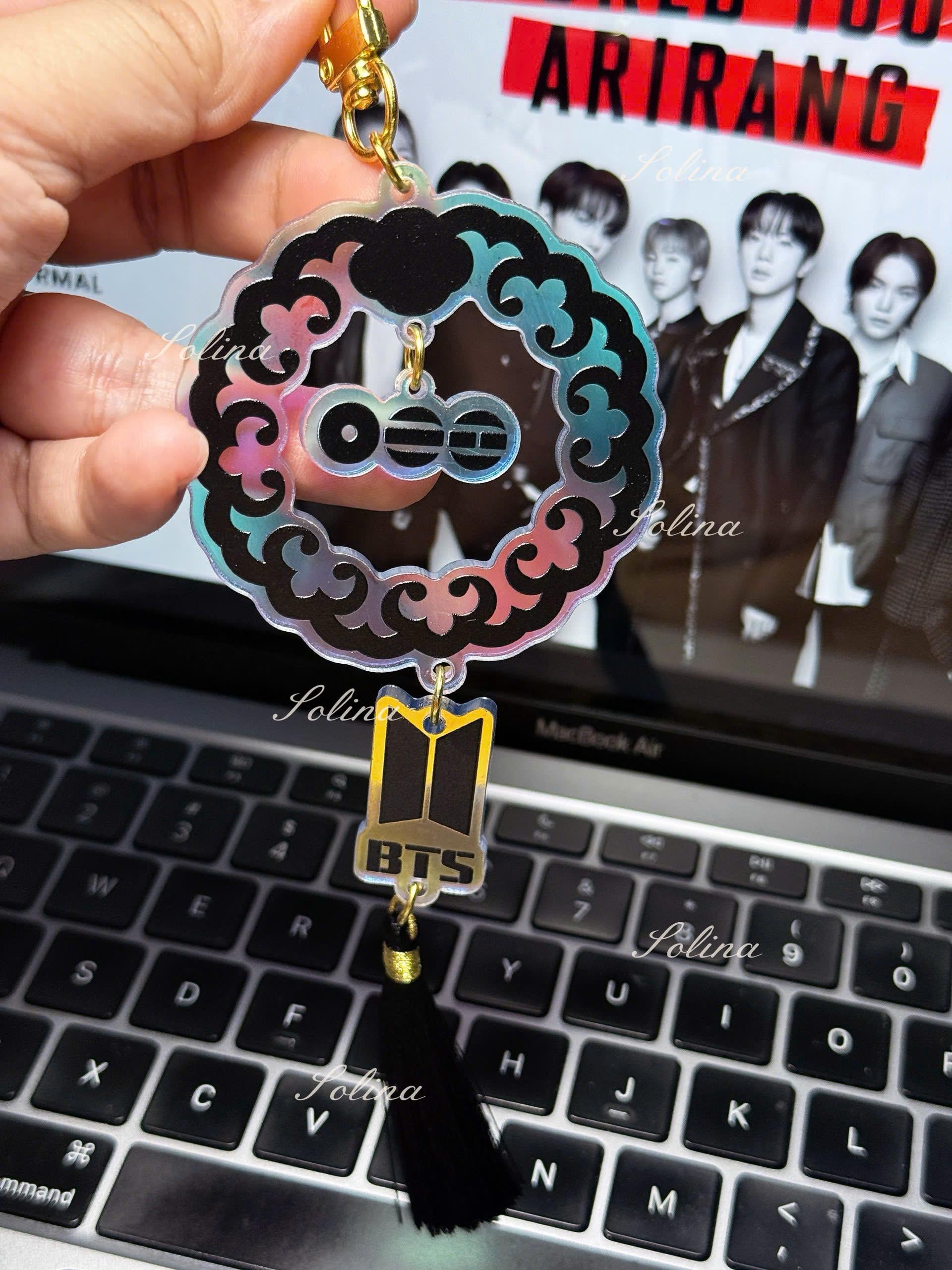 K-pop ARlRANG Tassel Accessory | Korean Norigae Keychain | Fanmade Merch