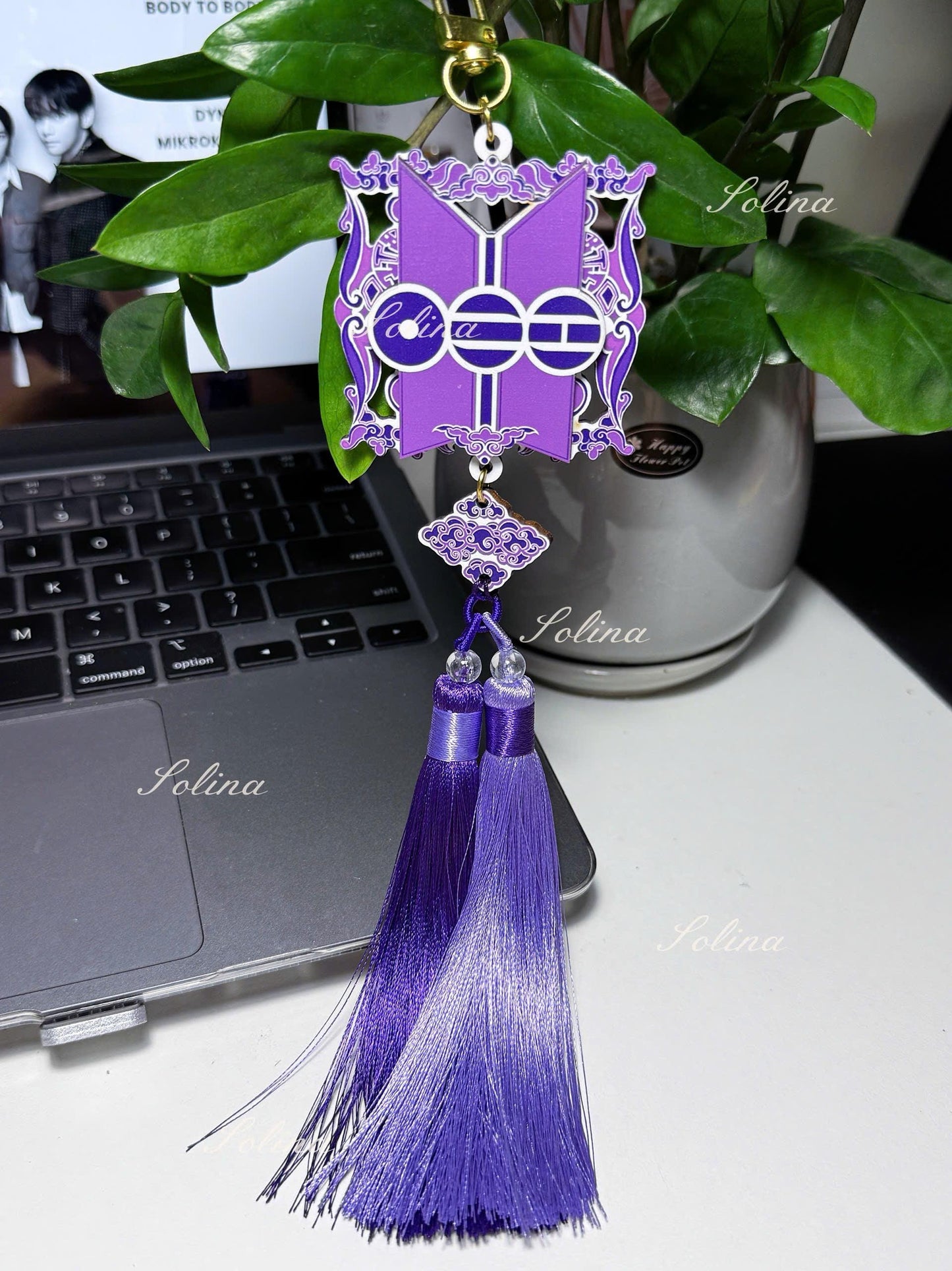 Arirang Inspired with Knot Charm Keychain
