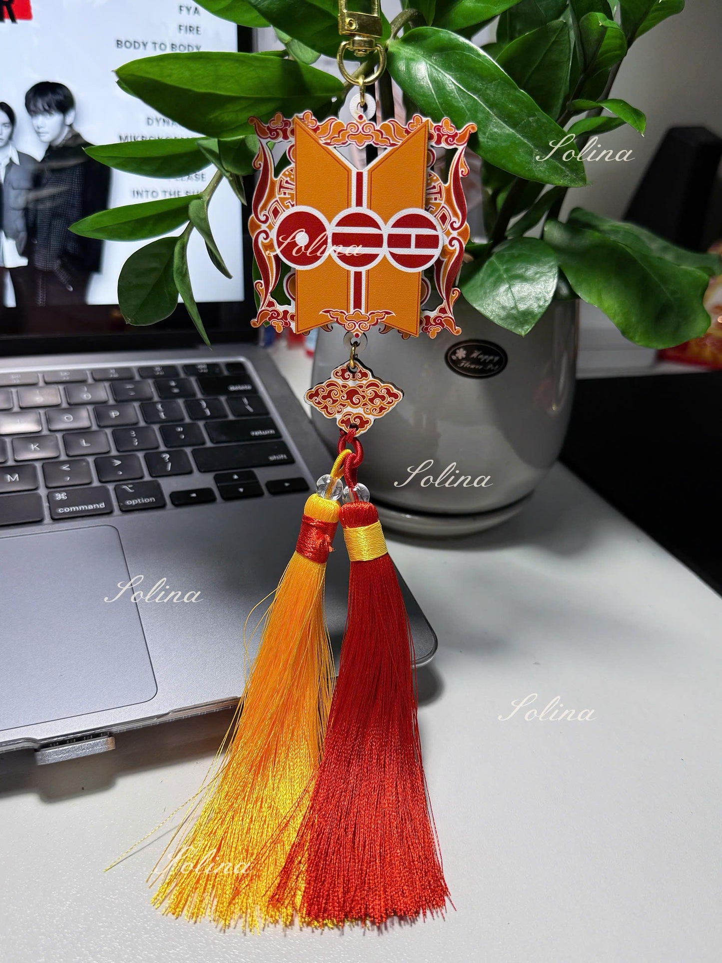 Arirang Inspired with Knot Charm Keychain