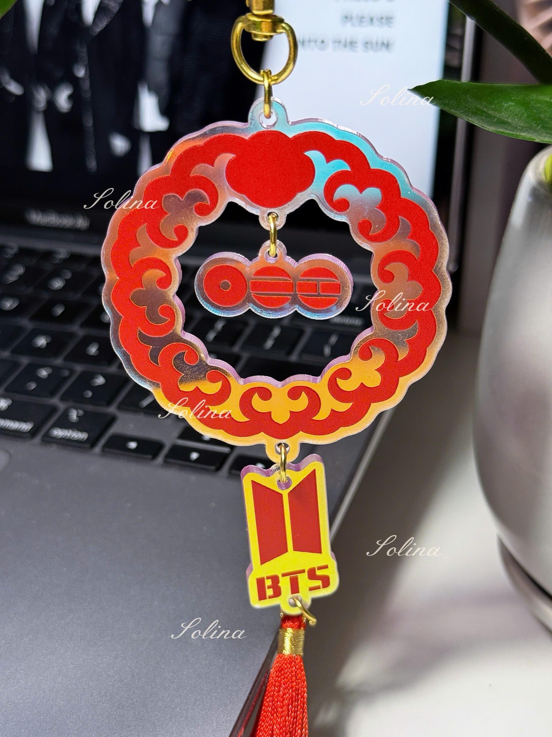 K-pop ARlRANG Tassel Accessory | Korean Norigae Keychain | Fanmade Merch