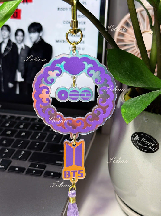 K-pop ARlRANG Tassel Accessory | Korean Norigae Keychain | Fanmade Merch