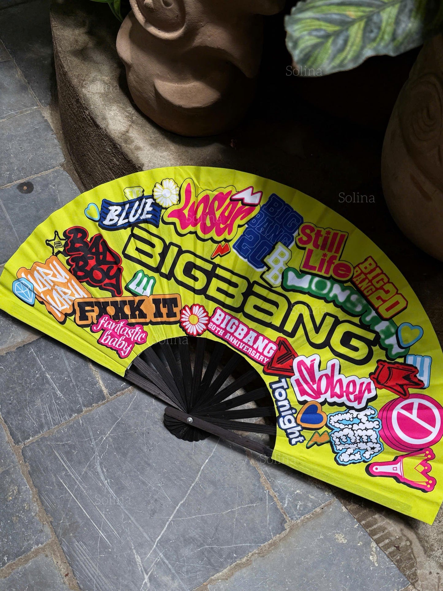 BigBang Fan Lightstick Handheld Fan | Kpop Idol Photo Concert Accessory