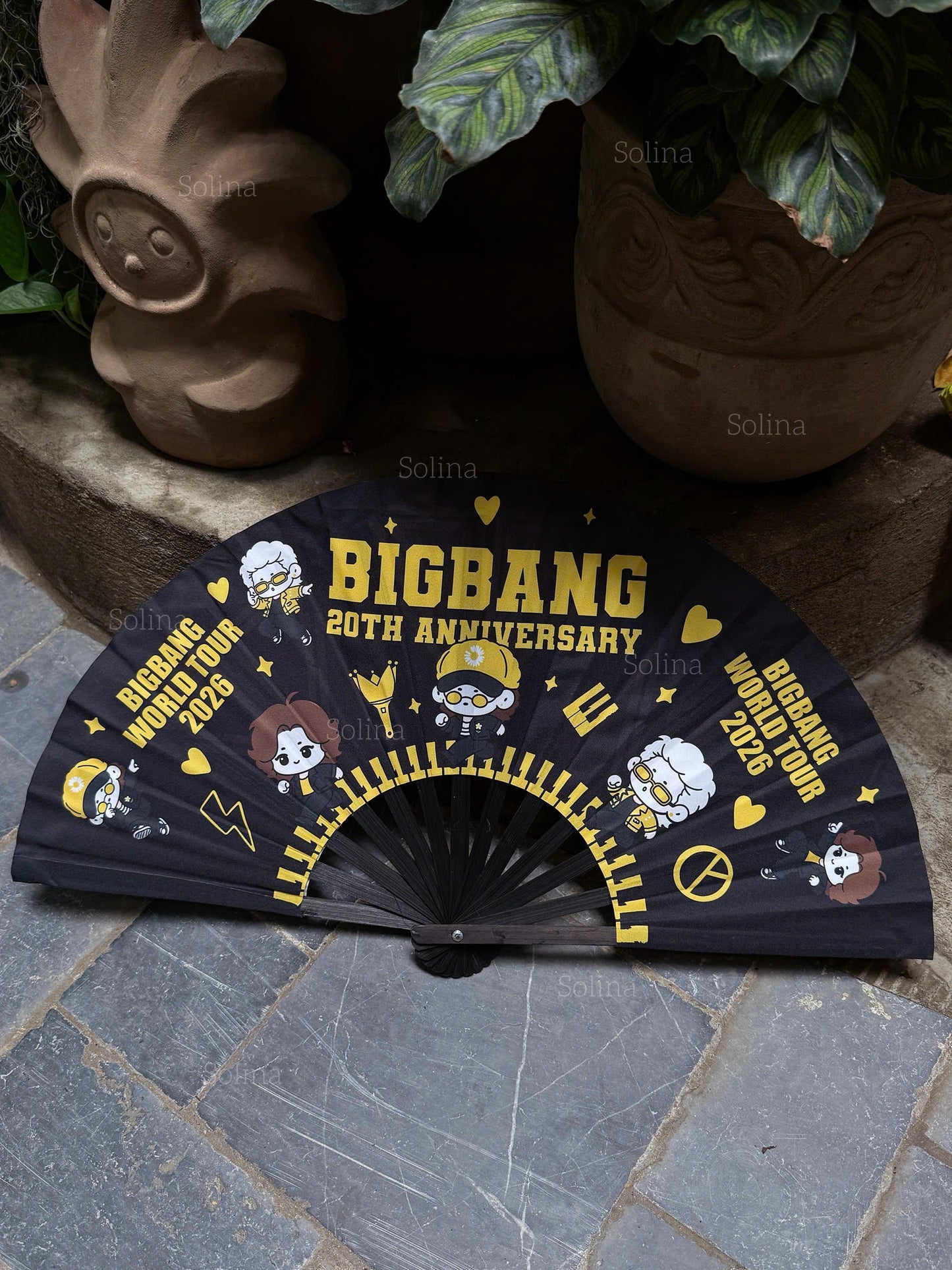 BigBang Fan Lightstick Handheld Fan | Kpop Idol Photo Concert Accessory