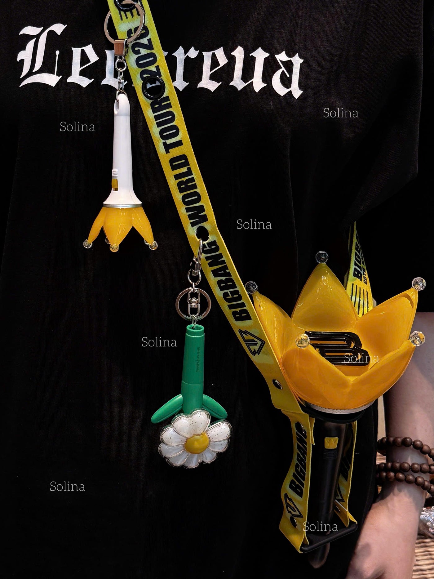 Kpop Lightstick Lanyard Strap |BigBang Tour Inspired Concert Accessory |Lightstick Lanyard Strap Holder