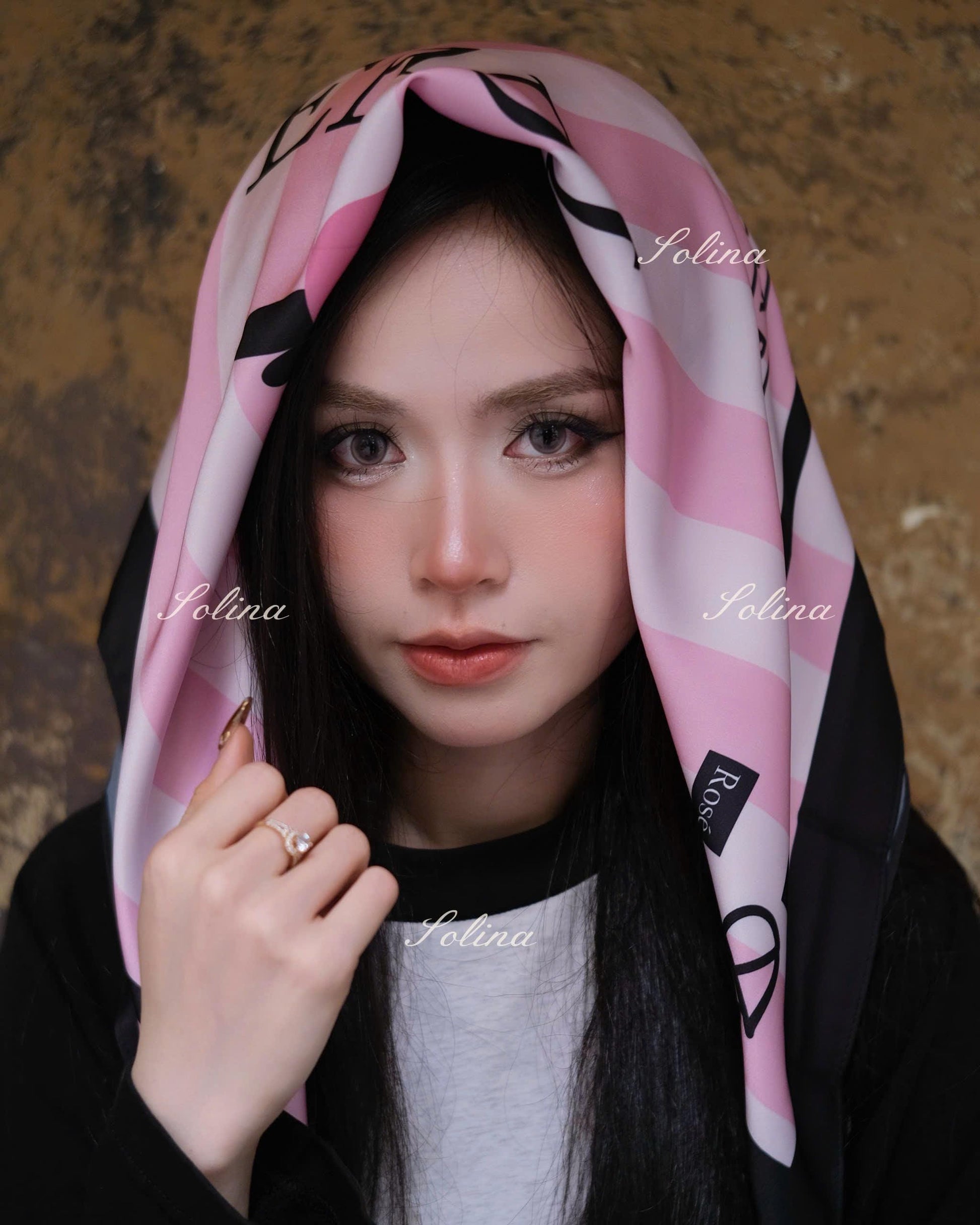 BLACKPINK Bandana Satin Head Scarf 70x70 cm, Concert Outfit Gift
