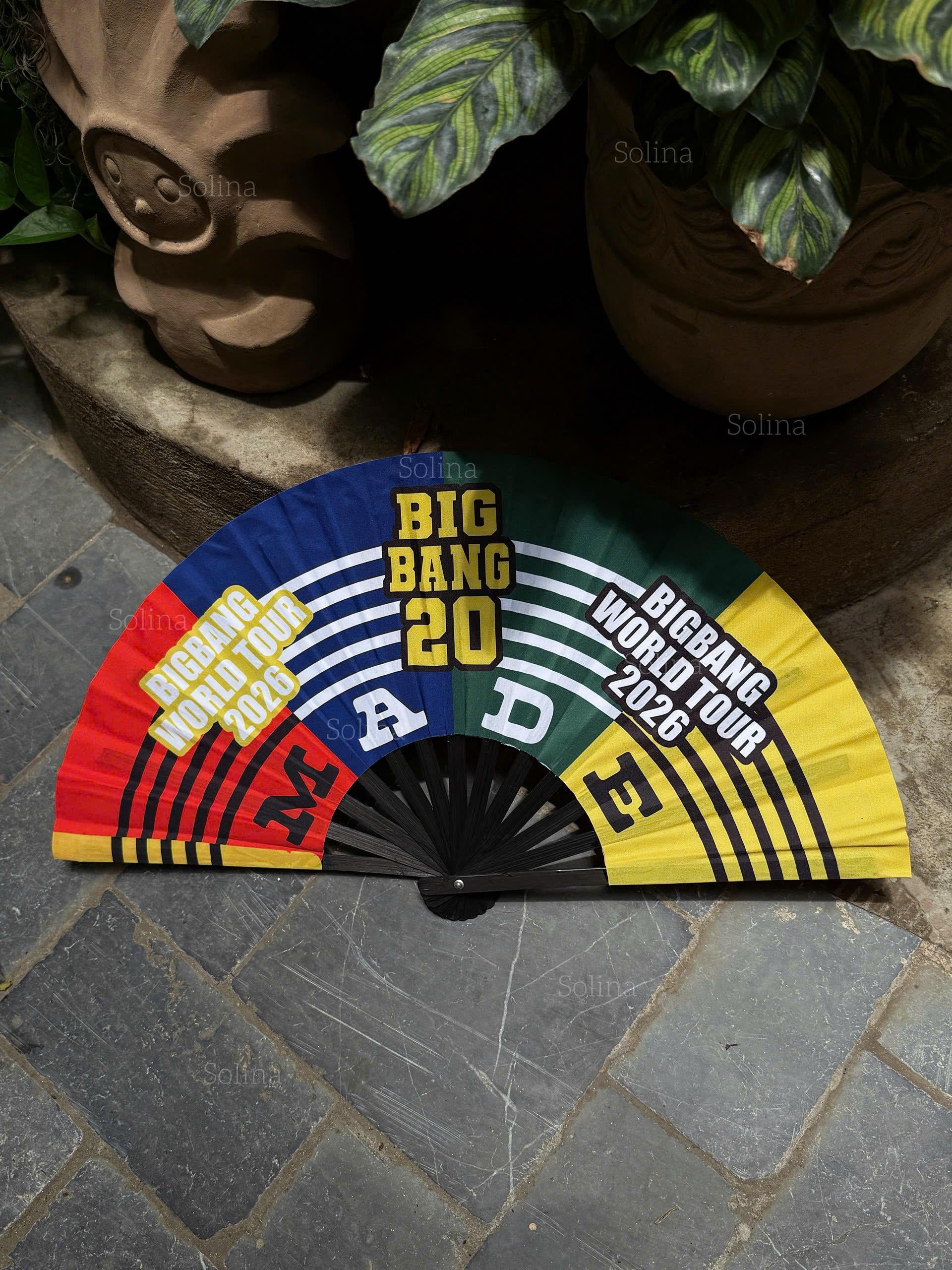 BigBang Fan Lightstick Handheld Fan | Kpop Idol Photo Concert Accessory