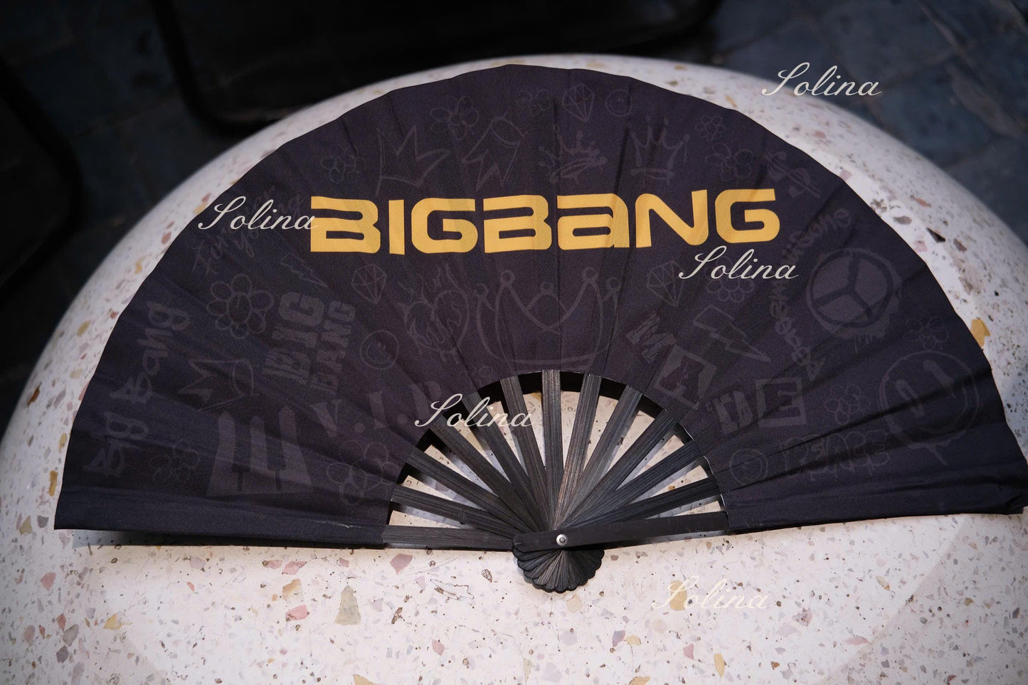 BigBang Hand Fan Kpop,Folding Fan Concert Accessory,2026 Tour Gift for VIP, Gift Hand Fan Kpop Fan Hand Fan,Kpop Concert