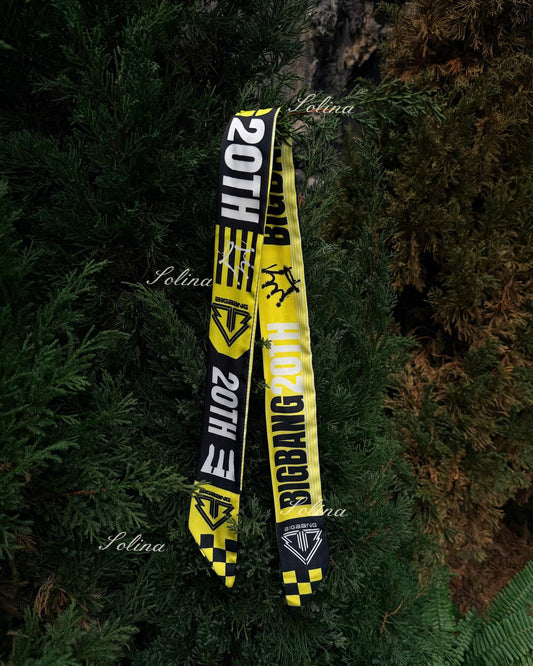 BIGBANG Twilly Scarf, Kpop VIP Satin Hair Ribbon, Bag Scarf, Concert Fan Gift