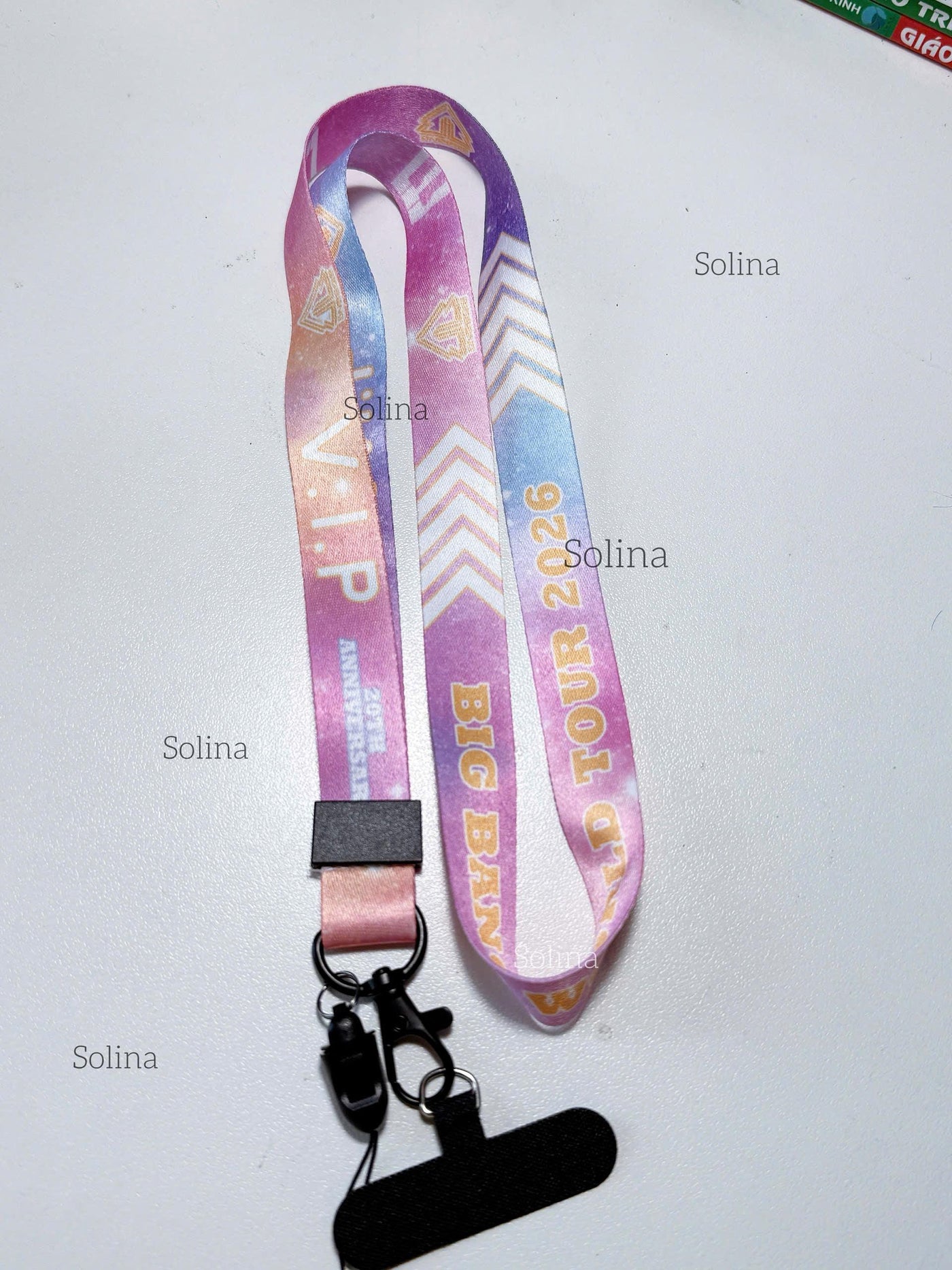 BIGBANG Lanyard Keychain, BigBang Neck Strap, 2026 World Tour Idol Theme Keychain Phone Lanyard, BigBang Tour Strap Key 