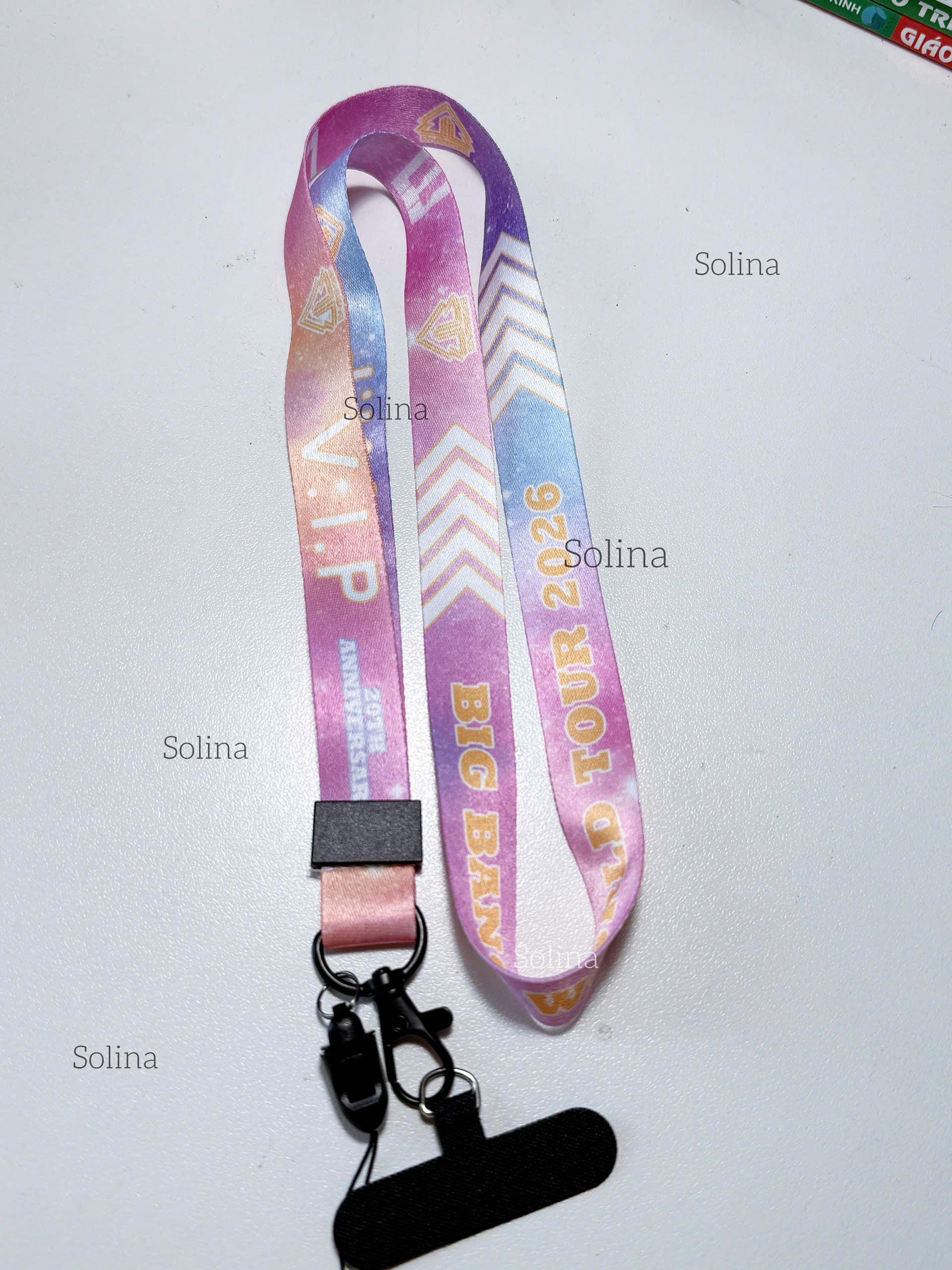 BIGBANG Lanyard Keychain, BigBang Neck Strap, 2026 World Tour Idol Theme Keychain Phone Lanyard, BigBang Tour Strap Key 