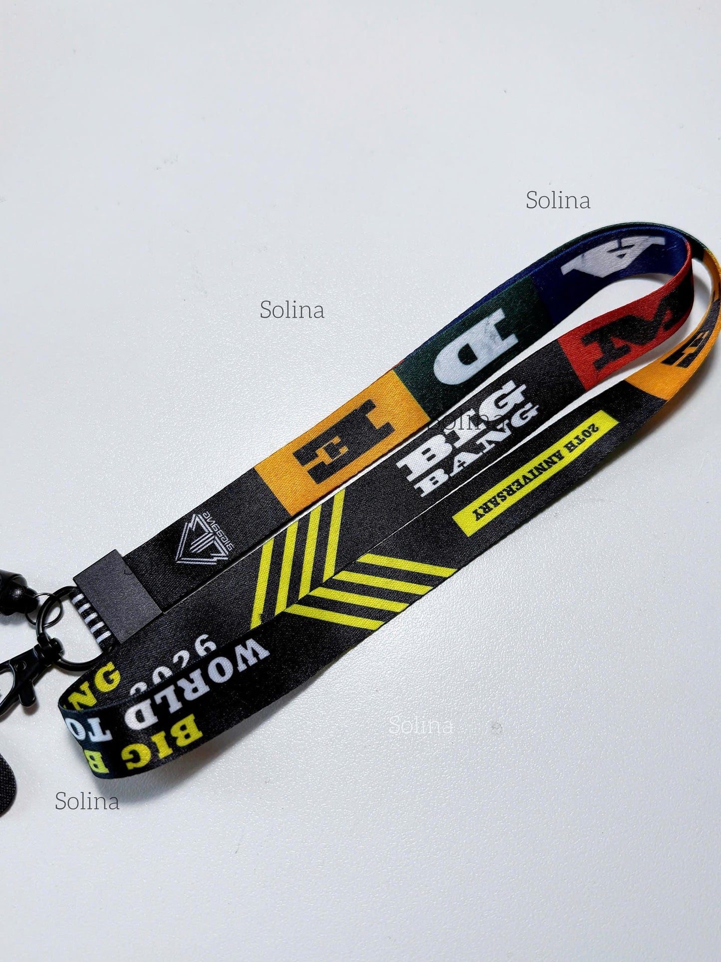 BIGBANG Lanyard Keychain, BigBang Neck Strap, 2026 World Tour Idol Theme Keychain Phone Lanyard, BigBang Tour Strap Key 