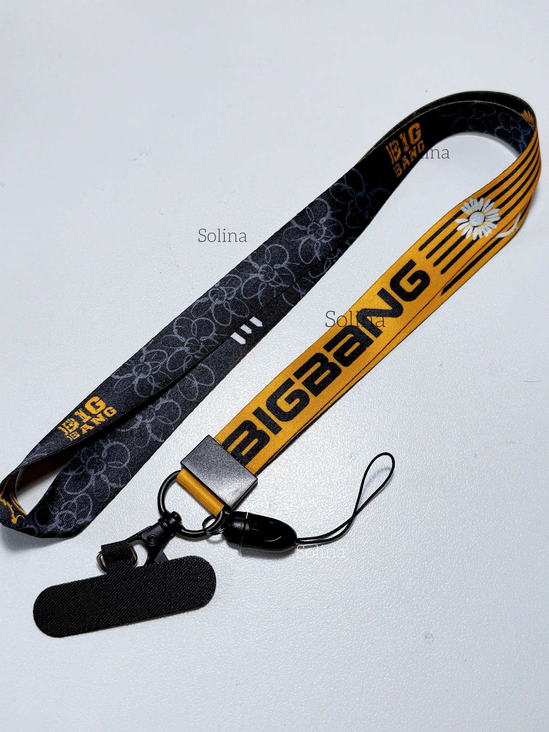 BIGBANG Lanyard Keychain, BigBang Neck Strap, 2026 World Tour Idol Theme Keychain Phone Lanyard, BigBang Tour Strap Key 