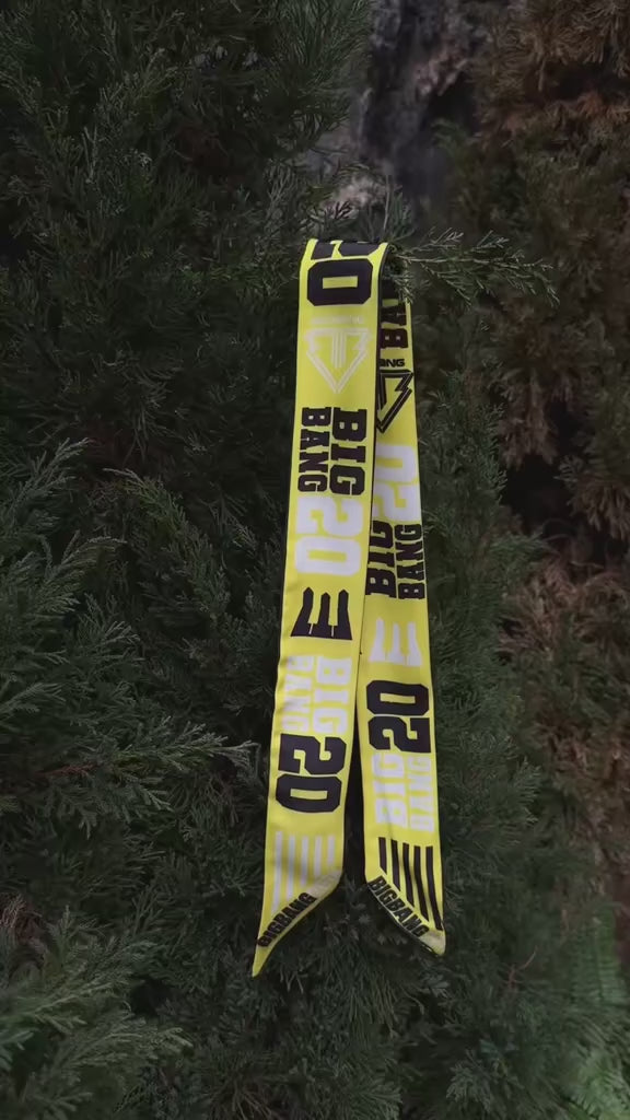 BIGBANG-Inspired Satin Twilly Scarf – 5x95cm Double-Sided K-Pop Accessory