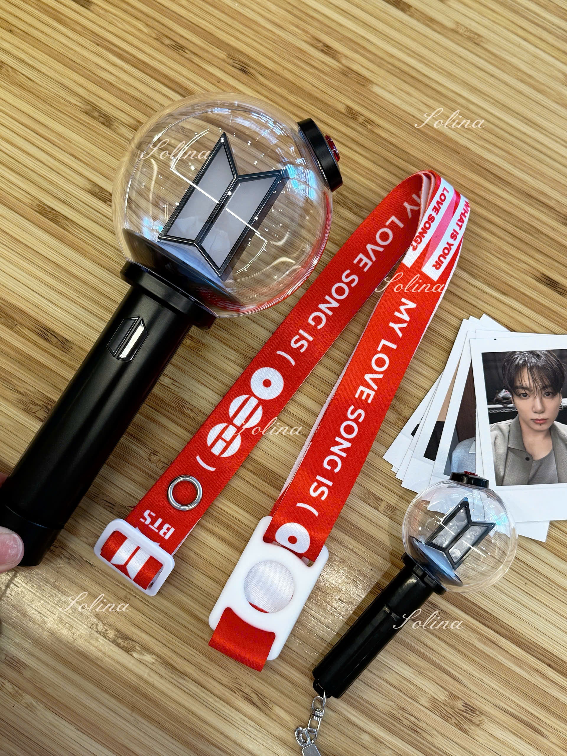BTS Lightstick Strap ARIRANG World Tour - Adjustable Neck Shoulder Strap