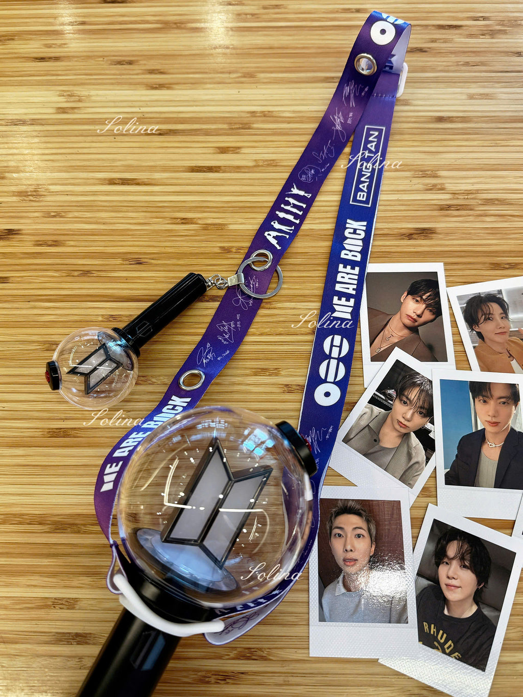 BTS Lightstick Strap ARIRANG World Tour - Adjustable Neck Shoulder Strap